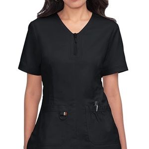NWT Womens Koi black Stretch Regan scrub top, Lot of 2